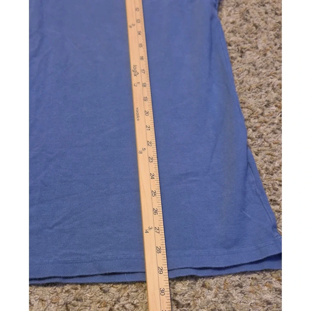 J. Crew Short Sleeve Polo Shirt Mens Size XL Blue‎